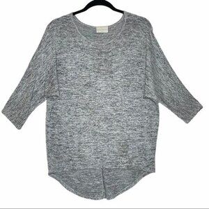 Bobbie Brooks Ladies High Low Raglan Sleeve Top Size M